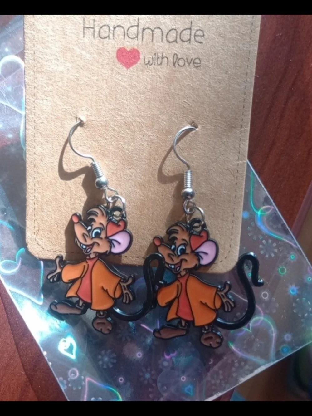 $8 Each Or Bundle 5/$20 Handmade Cinderella Inspired Dangle Earrings